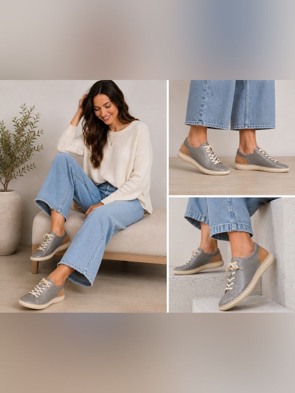 PIKOLINOS Medina Leather Lace-up Sneakers